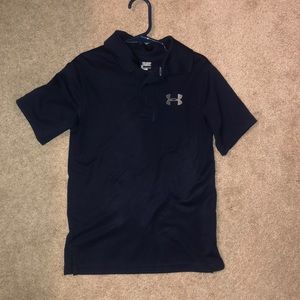 Navy blue polo shirt ( Under armor )